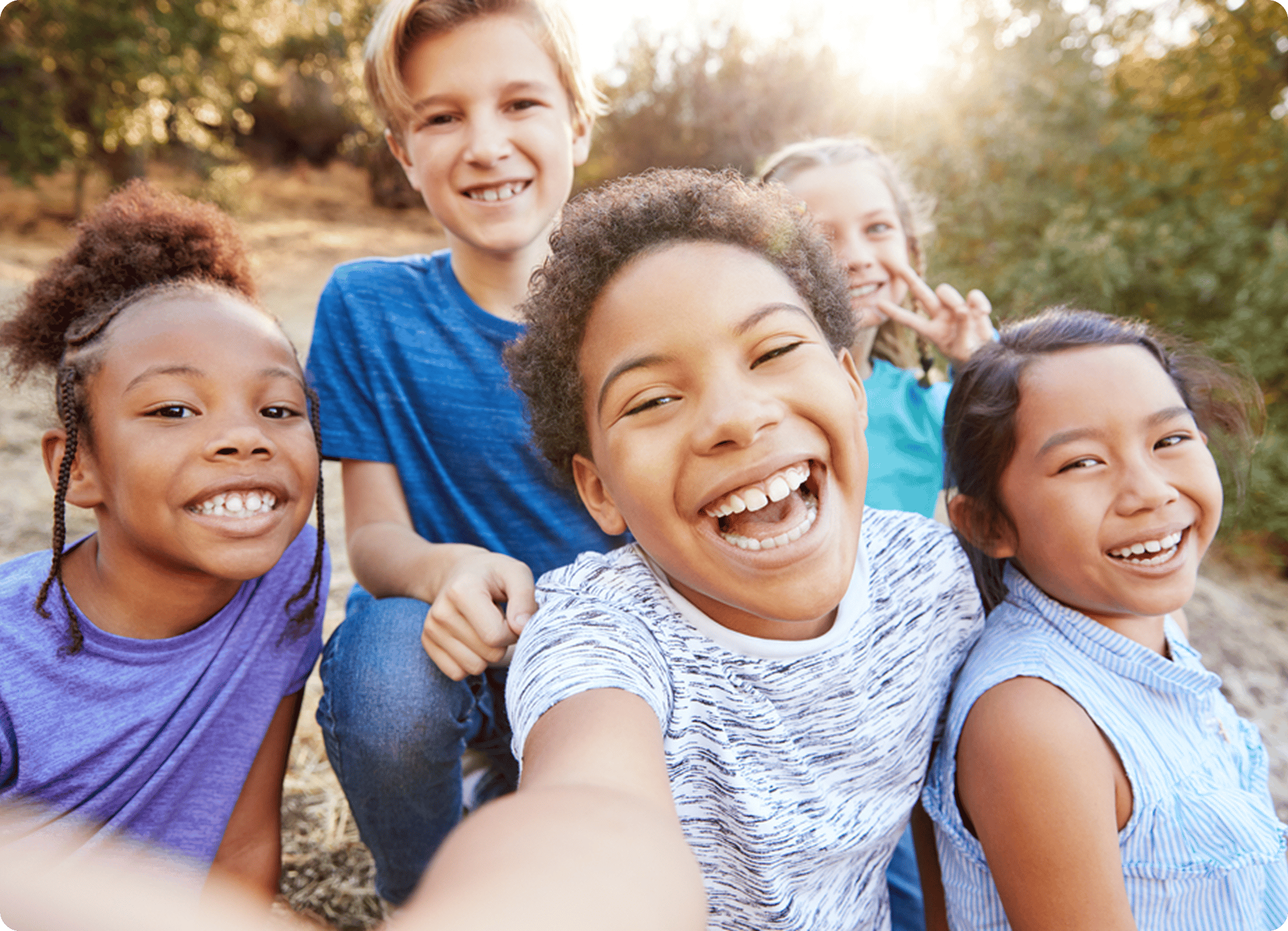 Kids Smiling Parkcrest Dental